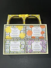 Beekman 1802 Goat Milk soap 3.5oz Gift Set lemon, grapefruit, lilac, Eucalyptus