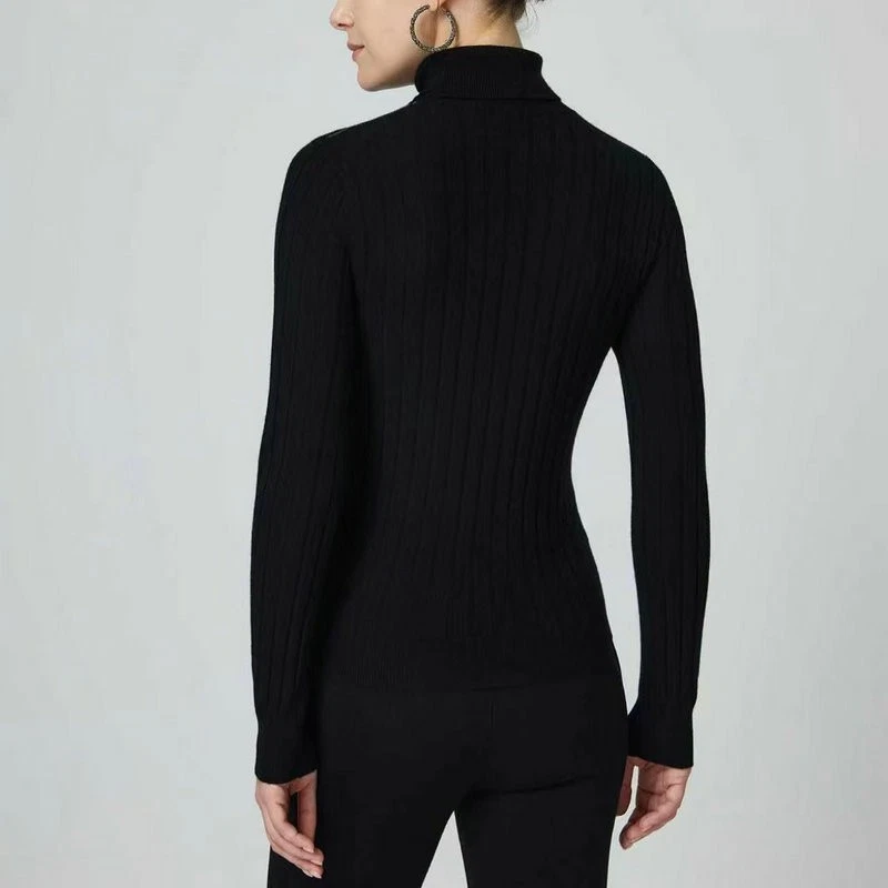 Suéter de punto de cachemir manga larga de invierno para mujer Brunello Cucinelli Foto 3 de 4