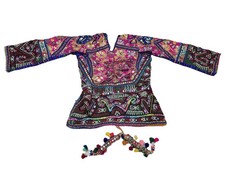 Banjara Choli , Vintage Banjara Kutch Rabari Ethnic Embroidery top, kuchi boho
