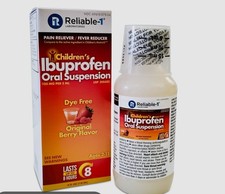  7/2027 Reliable 1 Children  s Ibuprofen Oral Suspension 4fl Oz Berry Flavor