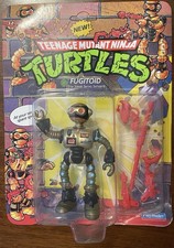 VINTAGE TMNT TEENAGE MUTANT NINJA TURTLES FUGITOID 1990 PLAYMATES UNPUNCHED  B