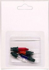 Premier RBLC40M 3 Spare + Fuse Multi Coloured Christmas Fairy Lights Bulbs Lamp