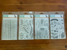 NEW Simon Says Stamp Lot 4 sets Swell Christmas, Christmas Town, Carol Singers