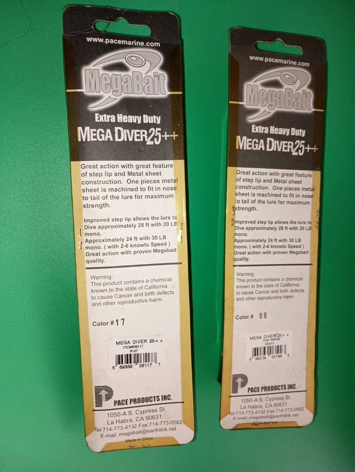 Señuelos MegaBait 7" - 2 MegaDiver 25++ Foto 2 de 3