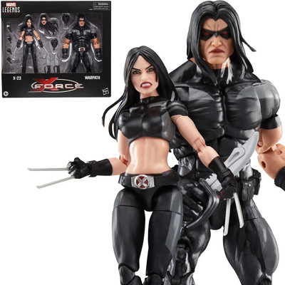 Hasbro X-Force Marvel Legends Series X-23 & Warpath 6-Inch Scale Action Figures