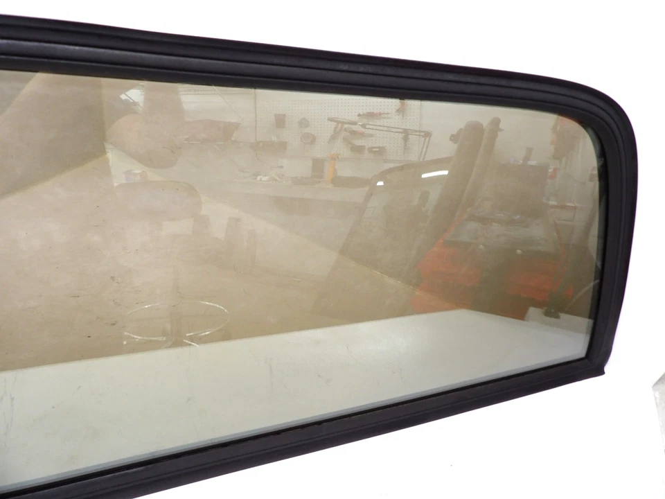 80-96 Ford Bronco Driver lado esquerdo capota traseira quarto de vidro janela e junta original de fábrica - Imagem 4 de 4