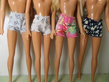💙 vier kurze Höschen Nr.4 💙 Kleidung für Mode Puppen: NORMAL