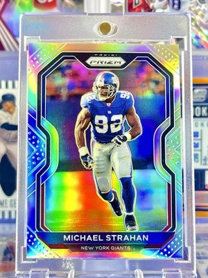 2020 Panini Michael Strahan - Silver Holo Prizm - New York Giants