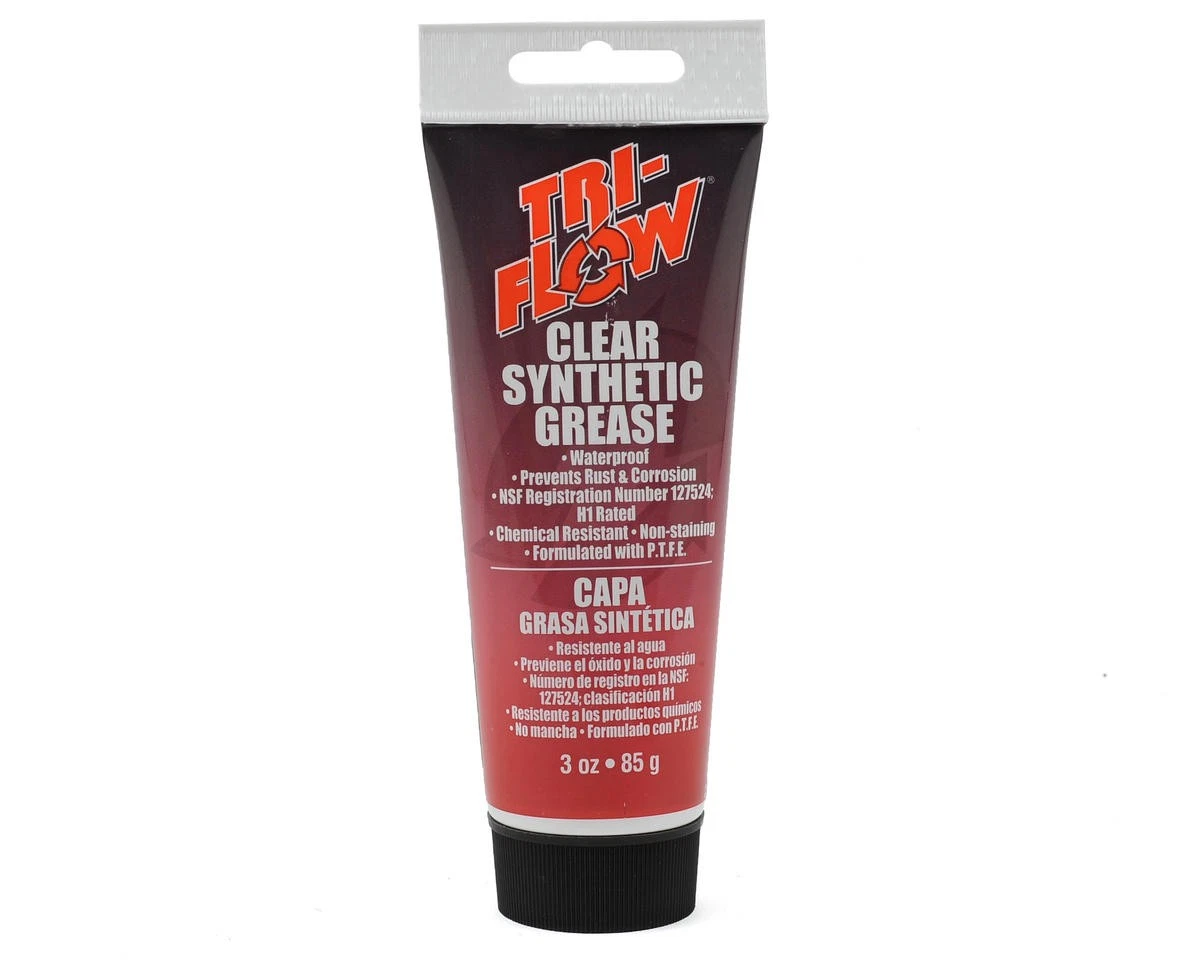 Tri-Flow Clear Synthetic Grease Tube 3oz [TFL23004]