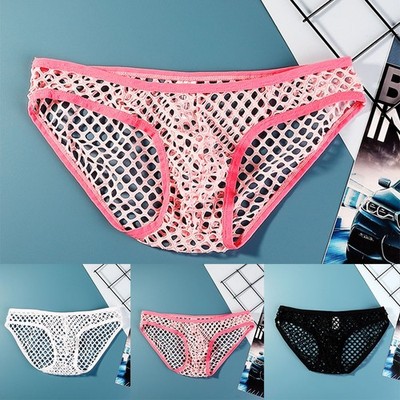 Unterwäsche Unterhose Höschen Low-Rise Mesh M~2XL Schlüpfer Sexy Tanga