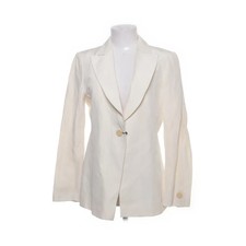 Armani Collezioni, Blazer, Größe: 40, Beige, Polyester/Seide, Einfarbig #TrM