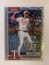 Royce Lewis 2026 Topps Series 1 Silver Crackle Foil #115 Minnesota Twins