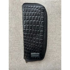 MORPHE Black Croc Embossed Makeup brush Case ...
