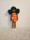 Vintage RARE 1965 Barbie Carla AA Black Tutti Doll. Hong Kong Mattel -Flexible