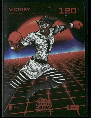 2026 Bo Jackson Battle Arena Victory Victor Wembanyama Power Glove Foil #PG-74