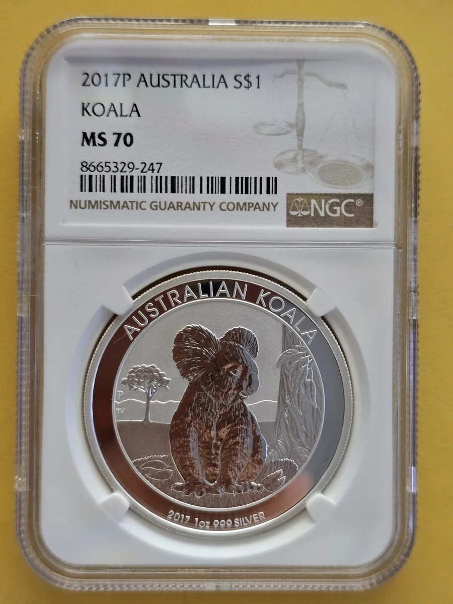 25+ Australian Koala MS 70 NGC Certified Silver Bullion Coins for