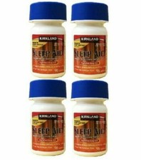 Kirkland Signature Sleep Aid Night Time 25 mg 4 pack of 96 each PM use
