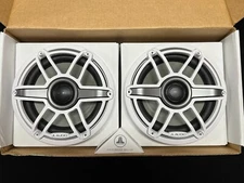 JL Audio M6-880X-S-GwGw 8.8" 2-Way Marine Coaxial Speakers White Sport Grilles