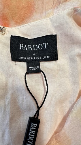 NWT BARDOT WOMENS DRESS SIZE 6/M Summer Party/cocktail Wedding V-Neck Midi-Dress - Picture 8 of 15