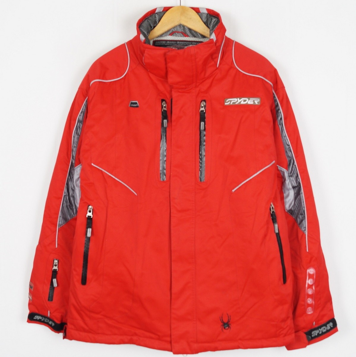 SPYDER DERMIZAX-MP Men's Jacket Size 52 L Red Full Zip SPYDER DERMIZAX-MP Men's Jacket Size 52 L Red Full Zip
