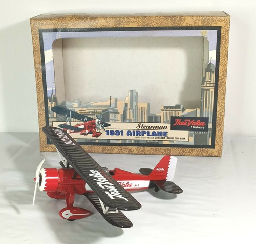 Ertl True Value 1/38 scale 1931 Stearman DC8600 Diecast coin bank - Picture 4 of 5