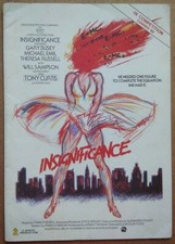 1985 INSIGNIFICANCE Press Book