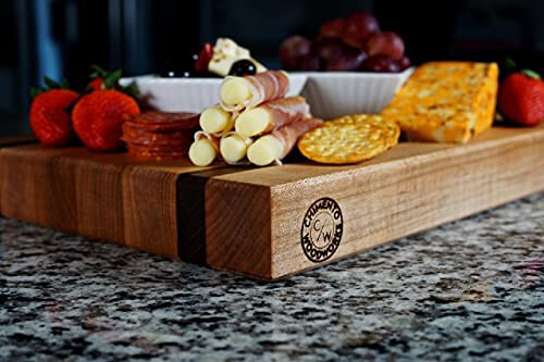 Artisan Maple Walnut Edge Grain Cutting Board Butcher Block - Picture 7 of 7