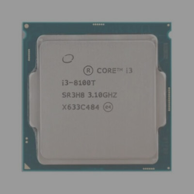Intel Core i3-8100 T / 4 x 3,10GHz / 8GT/s / 6MB / LGA 1151 / Prozessor