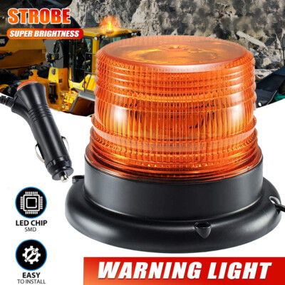 LED Rundumleuchte 12/24V Magnet Warnleuchte Strobe Blinklicht für Truck Anhänger