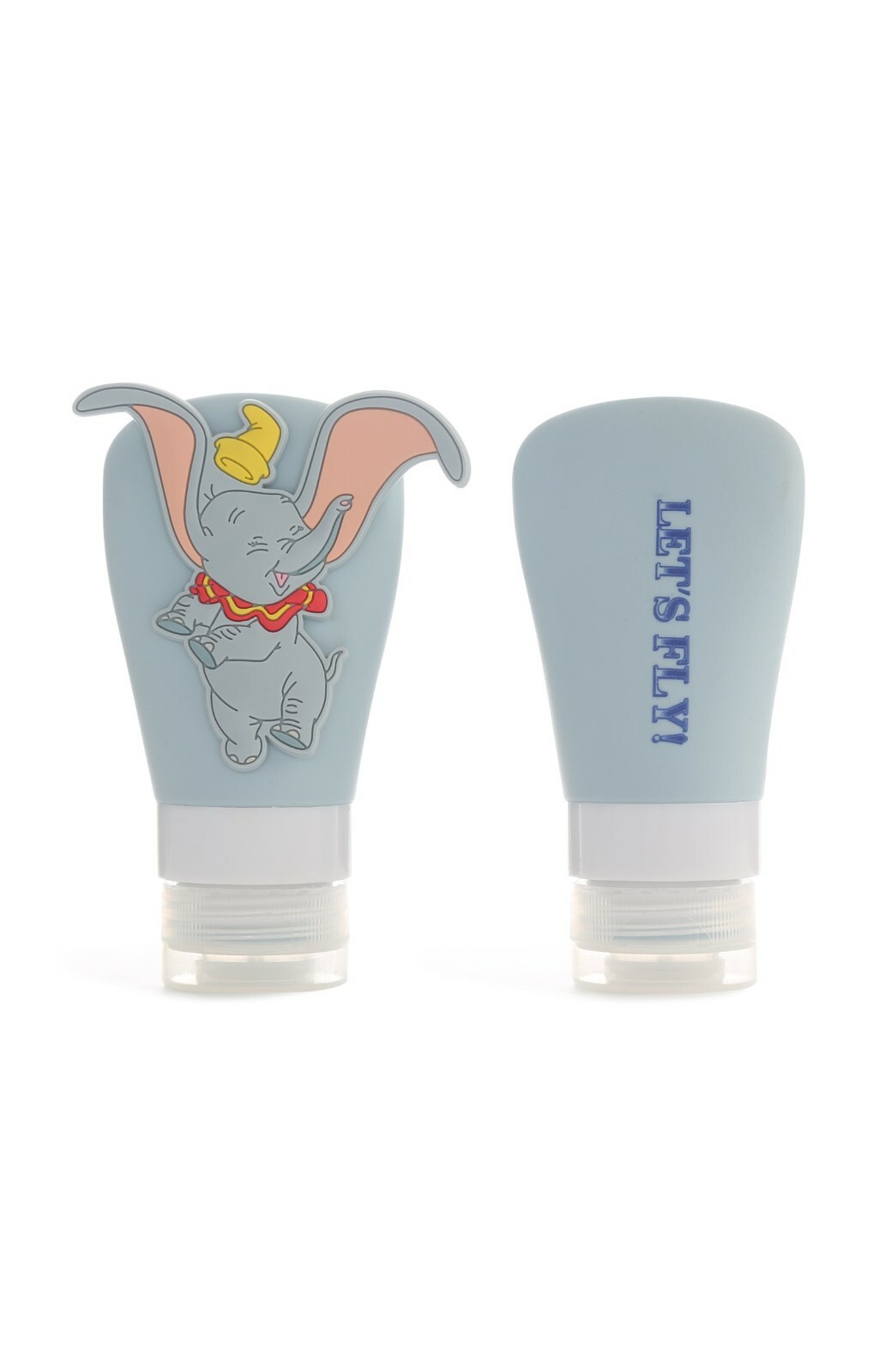 PRIMARK DISNEY DUMBO THE ELEPHANT SET OF 2 TRAVEL BOTTLES WATER BOTTLE