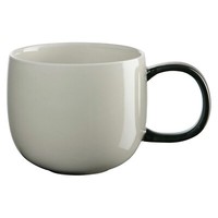 Asa Selection Joy Kaffeetasse Teetasse Kaffeebecher Porzellan Schwarz Grau 400Ml