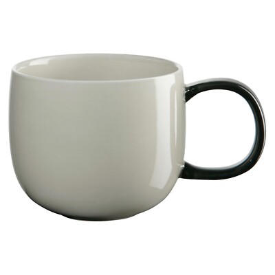 ASA Selection JOY Kaffeetasse Teetasse Kaffeebecher Porzellan Schwarz Grau 400ml