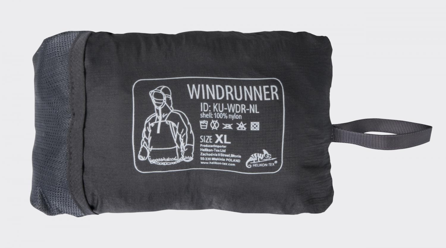 Giacca a vento Helikon Tex Windrunner Lightweight Outdoor Outback nera black foto 2