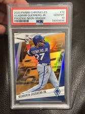 2020 Panini Chronicles Phoenix Orange Baeball /17 vladimir Guerrero Jr PSA 10