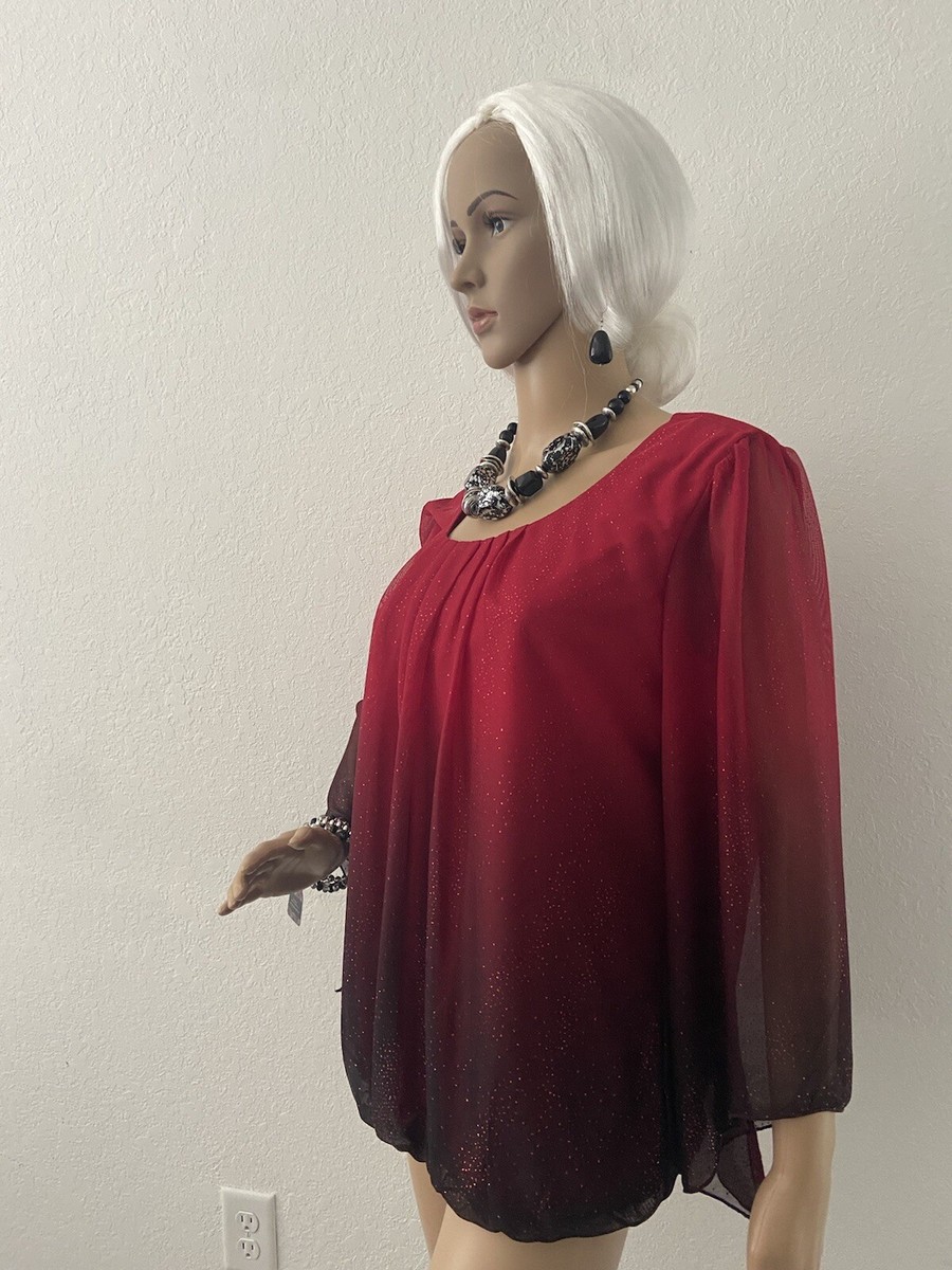 blusa navideña roja
