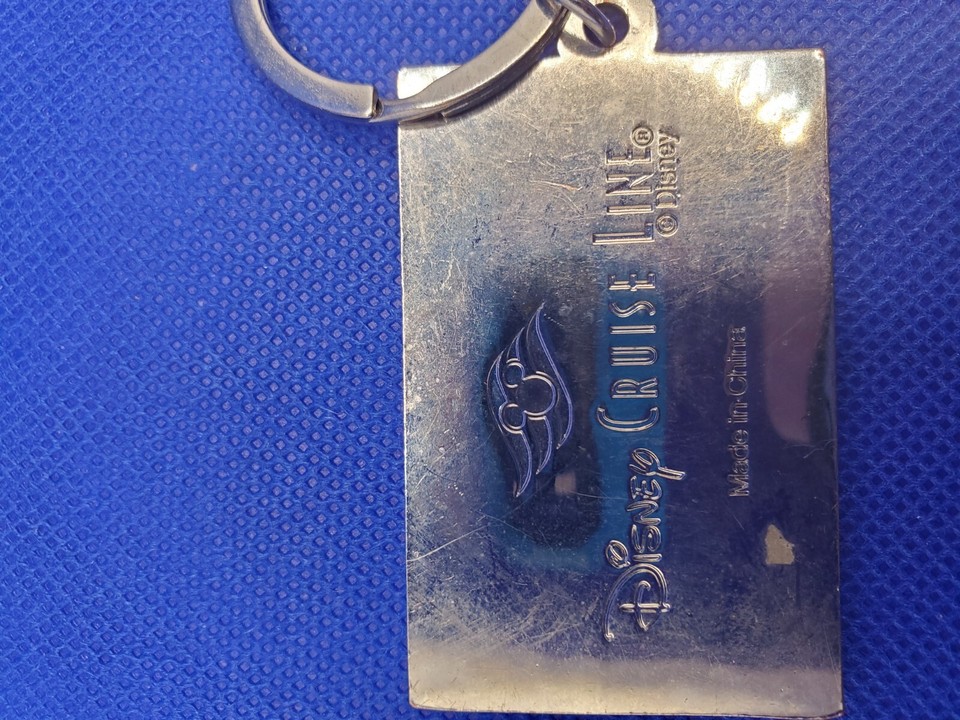 Disney Cruise Line Key Chain Ship Anchor Souvenir Hidden Mickey Ears