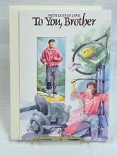 Vtg. Simon Elvin "Many Happy Returns Of The Day, Brother" Birthday Greeting Card