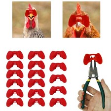 Pinless Peepers with Pliers Chickens Blinders Pheasant Poultry Spectacles Gog...
