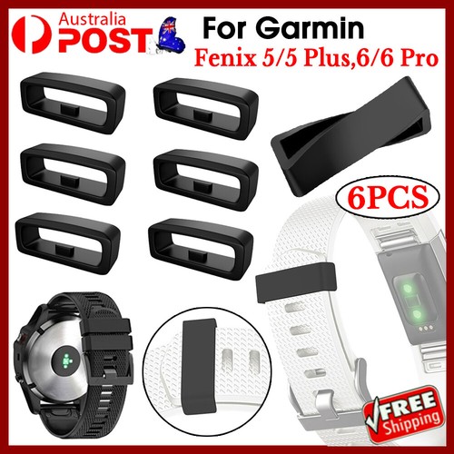 6x Watch Strap Band Loop Fastener Ring Bracelet Hoop For Garmin 5/5 Plus  6/6 Pro | eBay