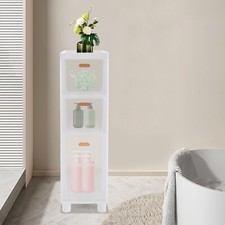 3 Drawers Bathroom Storage Cabinet Freestanding Bedroome Kitchen Organizer Shelf
