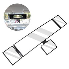 15 Panoramic Rear View Mirror W Baby Mirror For Car Wide Angle Clip-on 15 Panoramic Rear View Mirror W Baby Mirror For Car Wide Angle Clip-on
