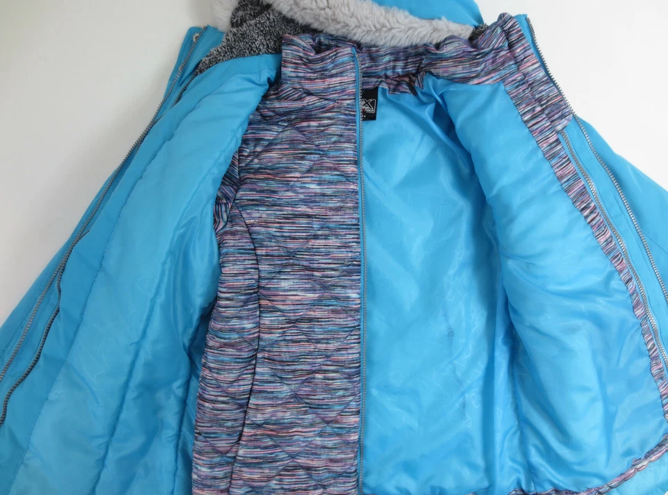 ZeroXposur Girls Size 14 Blue Capri Helen Layered Systems Jacket 3-in-1 Coat - Image 4 of 4