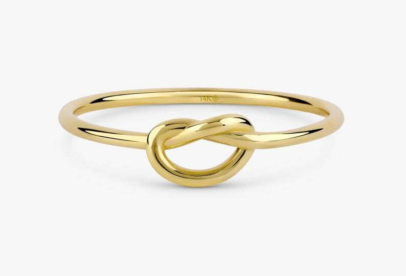 [STONE HENgE] 韓国☆14K Gold☆Love Knot Piercing Designer fashion, Seoul-fully created | W Concept