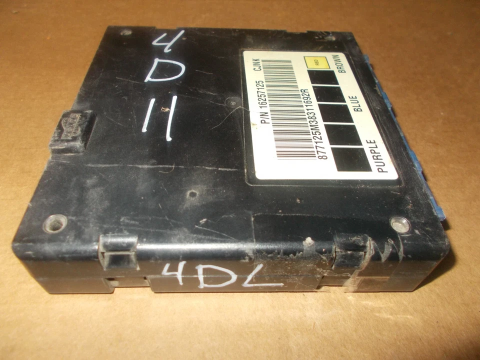 Chevrolet Blazer S10 Jimmy S15 1999 99 módulo de control de carrocería BCM 98 00 Foto 4 de 4