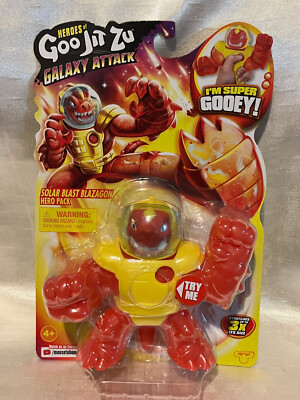 Heroes of Goo Jit Zu Galaxy Attack Super Gooey Solar Blast Blazagon Figure 5''