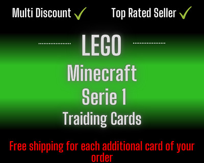 Blue Ocean LEGO Minecraft Serie 1 Trading Cards - Einzelkarten zum aussuchen