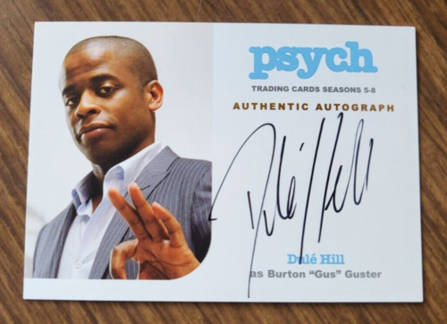 Autographe automatique 2015 Cryptozoïc Psych Dule Hill SP - Photo 1 sur 2
