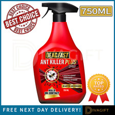 Image of DEADFAST ANT KILLER PLUS SPRAY 750ML READY TO USE DESTROYS KILLS ANTS & NESTS