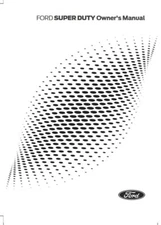 2025 Ford F-Super Duty, F-250-550 Truck Owners Manual User Guide