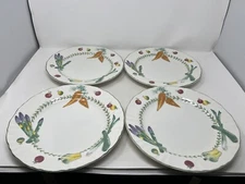 Mikasa Country Classics FARM MEDLEY 4 Dinner Plates 11"